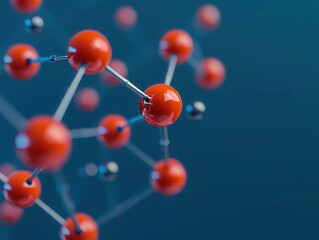 Representation of atomic bonds breaking and reforming, dynamic energy display, Chemical Bonding, Dynamic Science