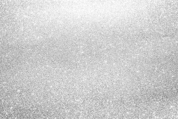 Obraz premium Abstract grey glitter texture background, blank shiny grey glitter pattern background, selective focus