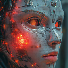  futuristic AI robot