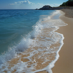 waves on the beach