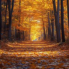 autumn in the forest
