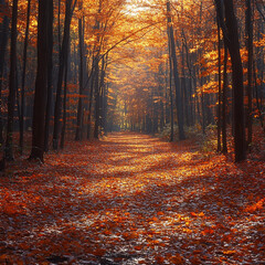 autumn in the forest