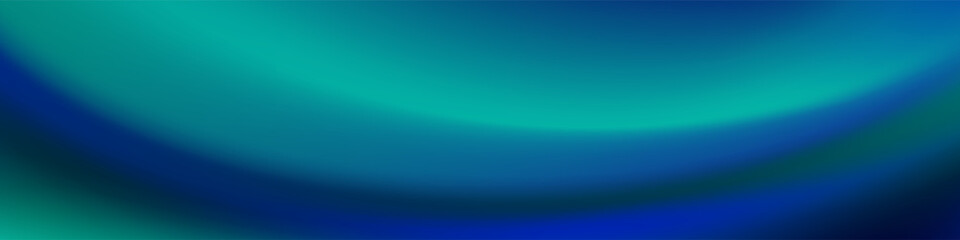 A smooth gradient transitions from teal to deep blue, creating a dynamic, swirling effect.