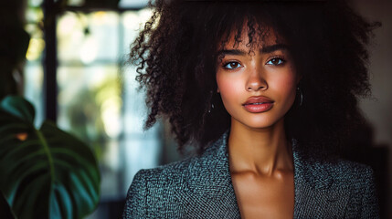 High-Fashion Portrait Highlighting Modern Aesthetics