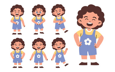 Laughing Girl Kids because Heard Funny Words	
