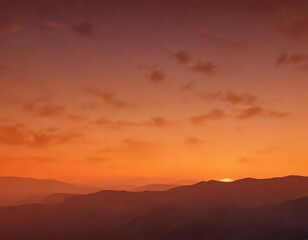 Obraz premium Gradient background with deep orange undertones, deep orange, intense hues, rich background