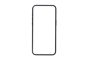 Mockup smart phone new generation and advertisement screen Transparent and Clipping Path	