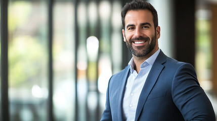 Fototapeta premium Businessman enhancing operational efficiency to maximize growth and profitability.