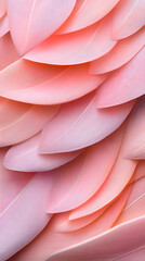 Elegant feather patterns abstract art soft pink tones digital design close-up beauty in nature inspired by feathers