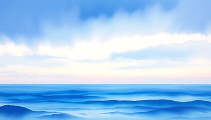 Obraz premium blue sky and sea
