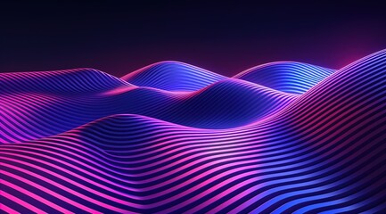 abstract background with dark blue waves