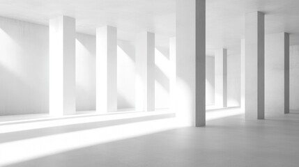 Obraz premium Business meeting room with vacant chairs, symbolizing the importance of preparation and anticipation in professional environments.