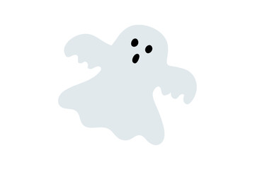Obraz premium Simple clip art of ghost