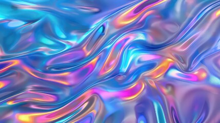 Fototapeta premium Vivid Splashes. A vibrant liquid art creation