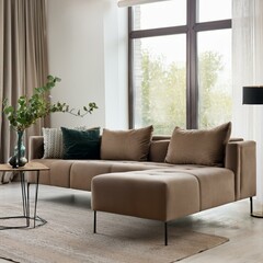 Fototapeta premium Modern Living Room Inspiration Stylish Comfortable Sofas That Enhance Your Space