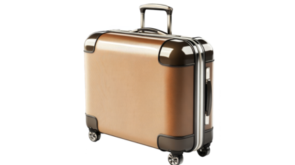 Durable and lightweight suitcase with convenient handle for effortless travel comfortable journeys