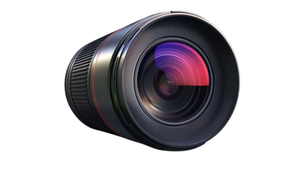 Colorful lens photography, a vibrant spectrum of light and focus in abstract detail