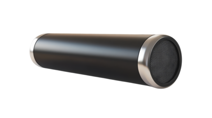 Immersive audio experience, highfidelity speaker on textured plaid fabric highfidelity