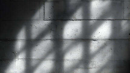Obraz premium Concrete Wall with Light and Shadow Abstract Background