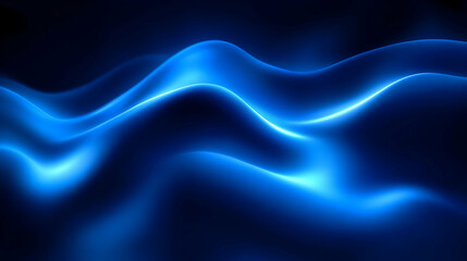 Obraz premium Abstract Blue Waves Background