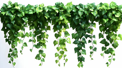 Lush Green Ivy Vines Hanging Plants Decor