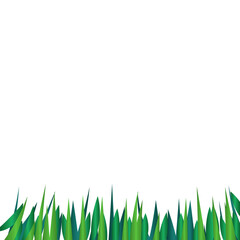 Green Grass Landscape Illustration