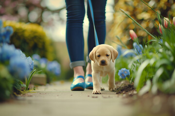 National Walk your Dog month. dog photo.