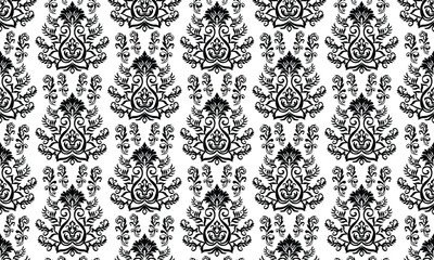 Geometric ethnic flower pattern for background,fabric,wrapping,clothing,wallpaper,Batik,carpet,embroidery style.