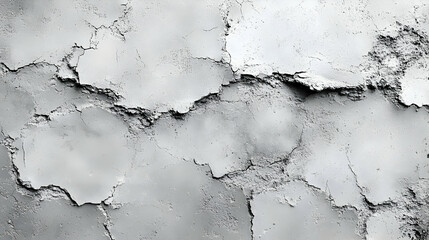 Obraz premium Cracked Concrete Wall Texture - Abstract Background