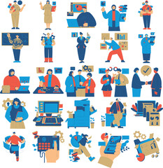 Character Corporate Illustration