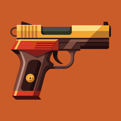 Fototapeta premium gun vector