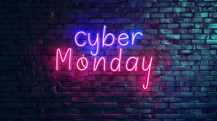 Obraz premium Neon light text of 