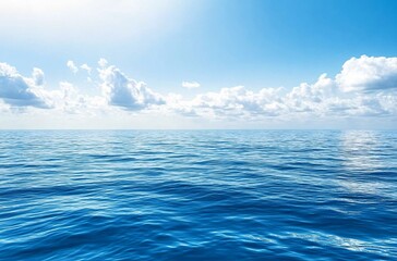 Obraz premium The vast sea and the serene surface of Qinghai Lake, also known as Chaka Salt Lake, creating a breathtaking reflection, resembling a 