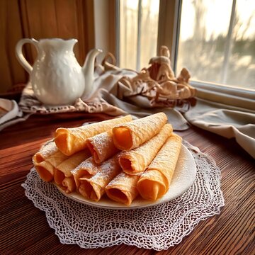 Norwegian Krumkake Delicate Holiday Cookies