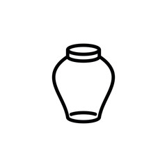 jar icon vector design template elegant style 