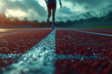 Intense horse racing competition captured during a rainy day with jockeys focused on winning while navigating through muddy terrain at a regional track