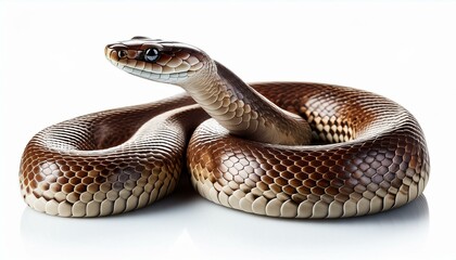 Obraz premium snake isolated on white background