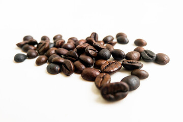 coffee beans isolated