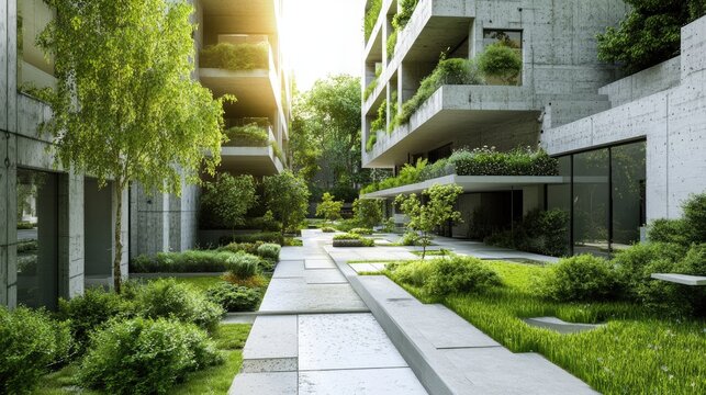 Sustainable construction that integrates renewable energy and cares for the environment