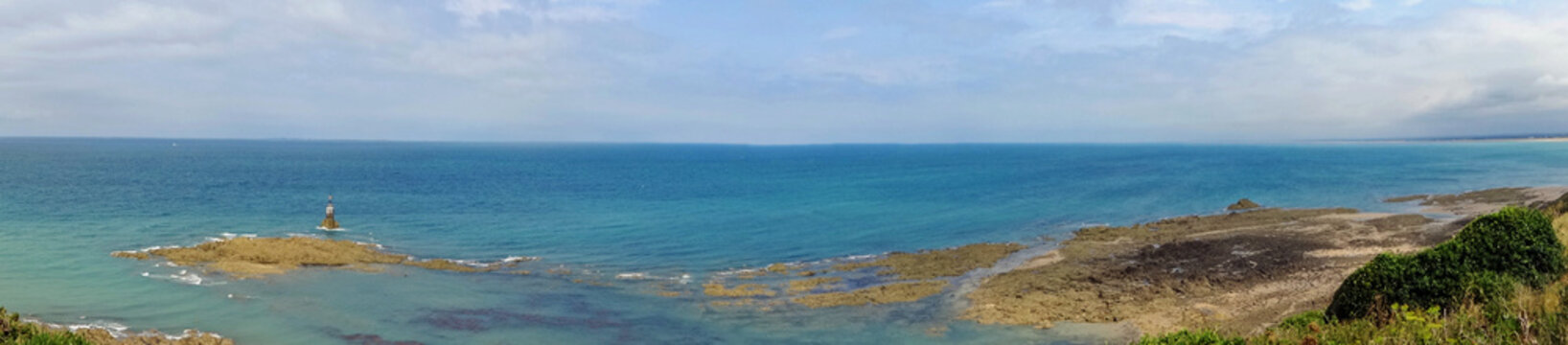 Baie du Mont saint Miche,  panoramique environs de Granville 