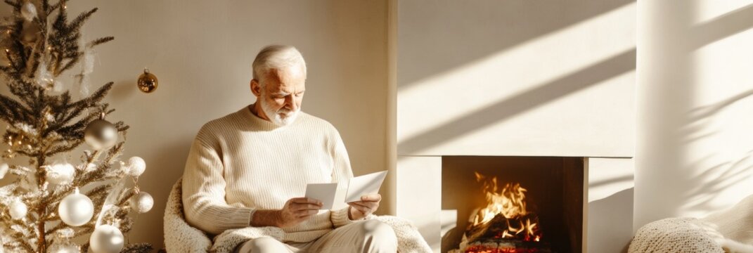 Heartwarming Christmas Card Day Celebrating Tradition and Holiday Cheer - Powered by Adobe