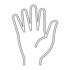 Obraz premium Vote icon in line style