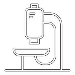 Lab icon in line style