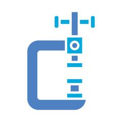 Obraz premium Clamp Icon