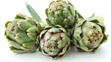 Obraz premium Appetizing vegetable artichoke isolated on white