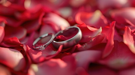 Rosy Pink Flower. Elegant and delicate floral jewelry theme