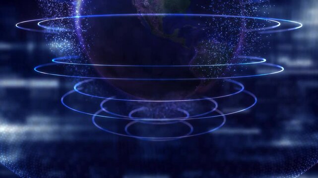 The digital environment of the planet Earth, global connectivity