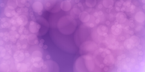 Bokeh on a purple gradient background. The layout of a creative banner, poster, poster, cover, interior and design design. Corporate identity template