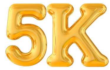 5K Follow Gold