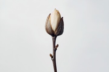 Clover leaf alone white background high-definition one by one